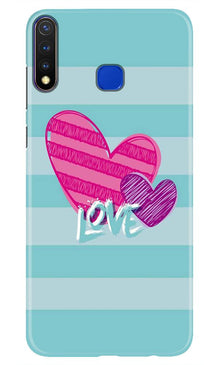 Love Mobile Back Case for Vivo Y19 (Design - 299)