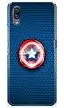 Captain America Shield Case for Vivo Y91i (Design No. 253)