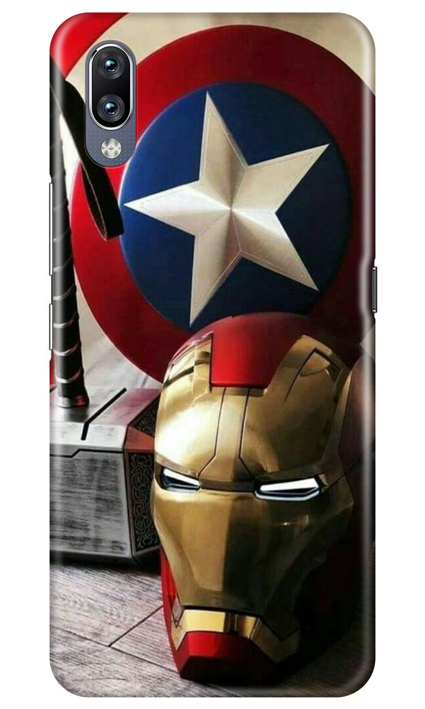 Ironman Captain America Case for Vivo V11 Pro (Design No. 254)