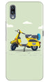 Vintage Scooter Case for Vivo Y91i (Design No. 260)