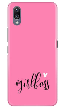Girl Boss Pink Case for Vivo Y91i (Design No. 269)