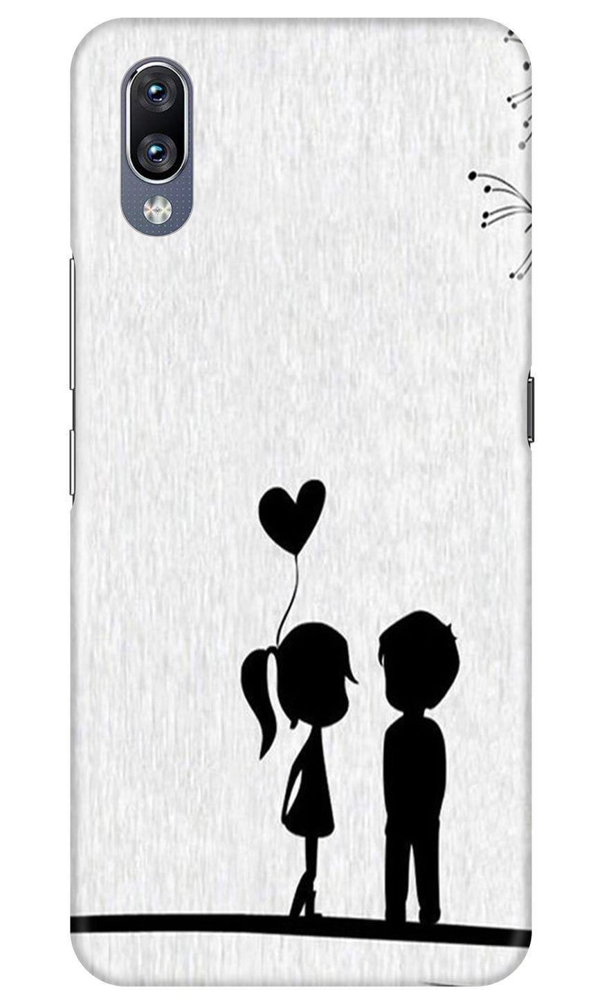 Cute Kid Couple Case for Vivo Y91i (Design No. 283)