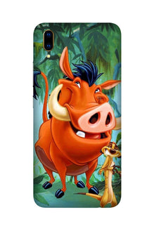 Timon and Pumbaa Mobile Back Case for Vivo V11 Pro   (Design - 305)