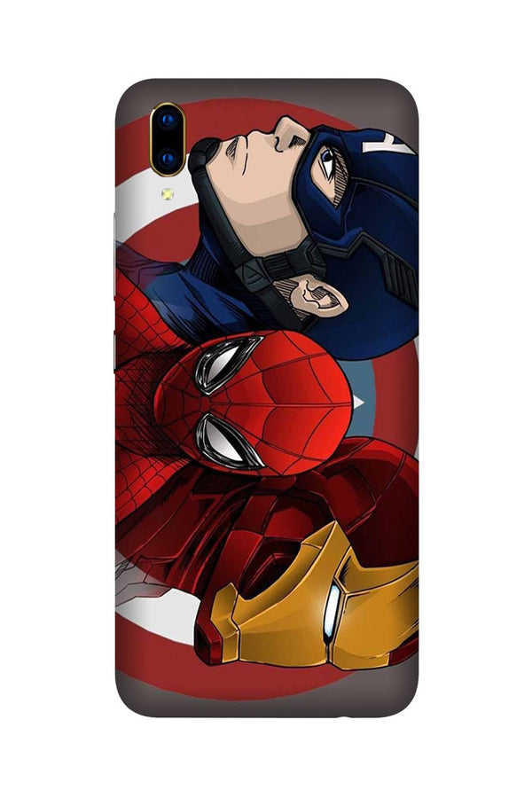 Superhero Mobile Back Case for Vivo V11 Pro   (Design - 311)