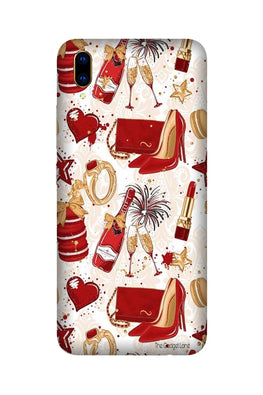 Girlish Mobile Back Case for Vivo V11 Pro (Design - 312)