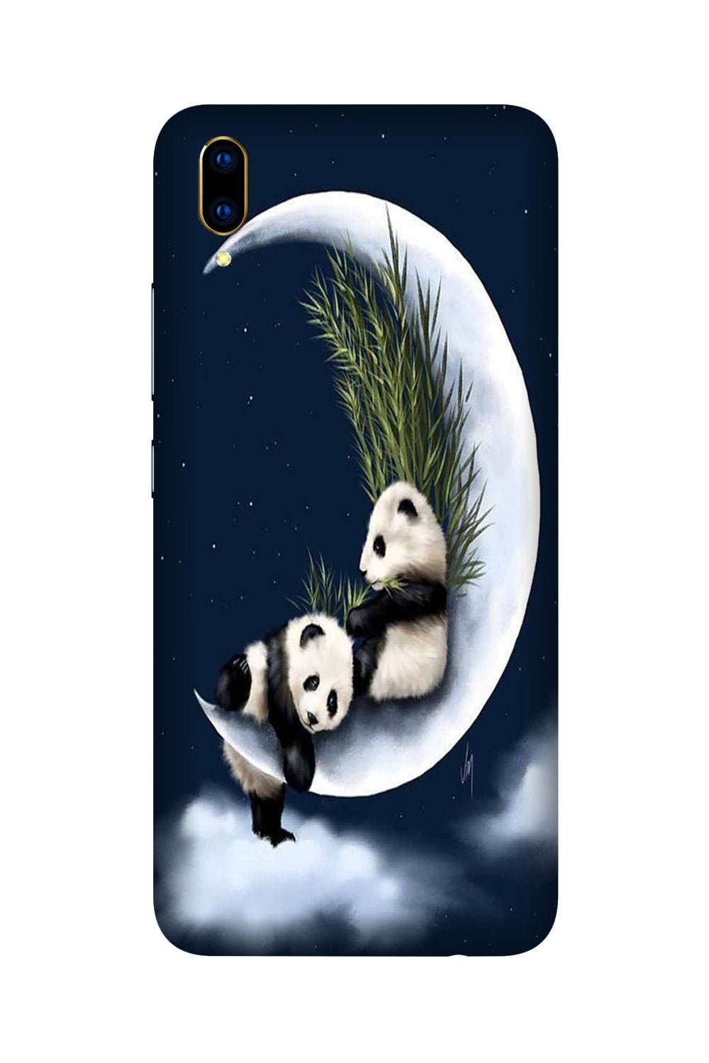 Panda Moon Mobile Back Case for Vivo V11 Pro   (Design - 318)