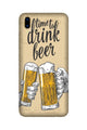 Drink Beer Mobile Back Case for Vivo Nex   (Design - 328)