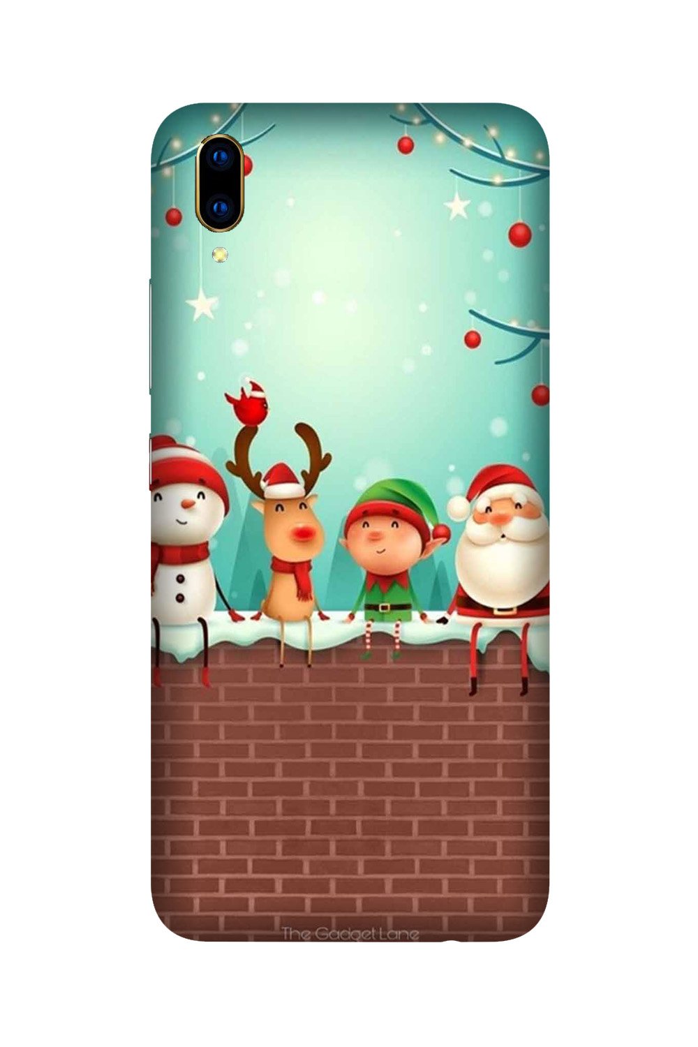 Santa Claus Mobile Back Case for Vivo V11 Pro   (Design - 334)