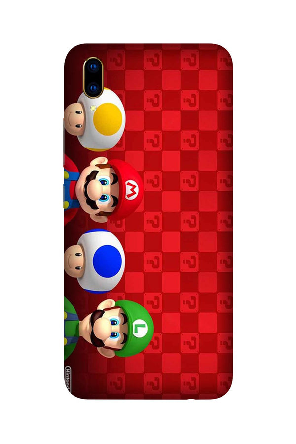 Mario Mobile Back Case for Vivo V11 Pro   (Design - 337)