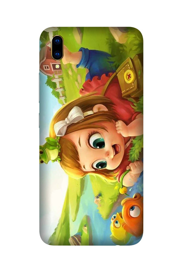 Baby Girl Mobile Back Case for Vivo V11 Pro   (Design - 339)