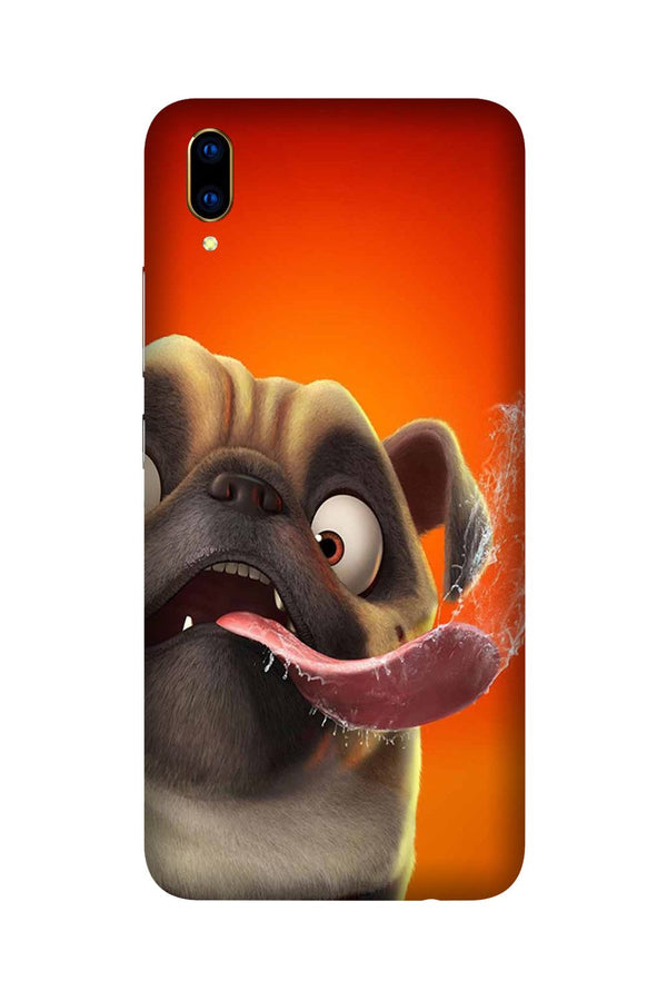 Dog Mobile Back Case for Vivo V11 Pro   (Design - 343)