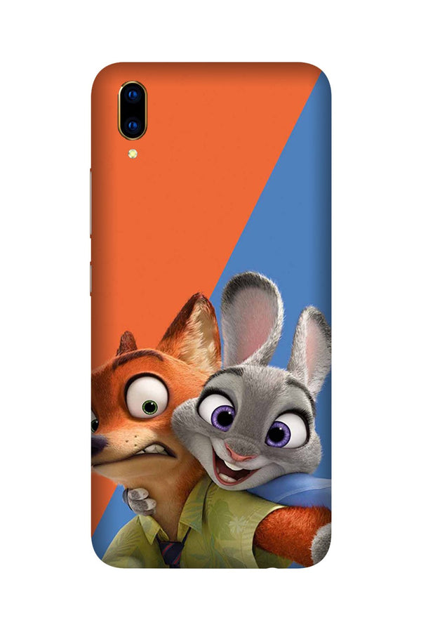 Cartoon Mobile Back Case for Vivo V11 Pro   (Design - 346)