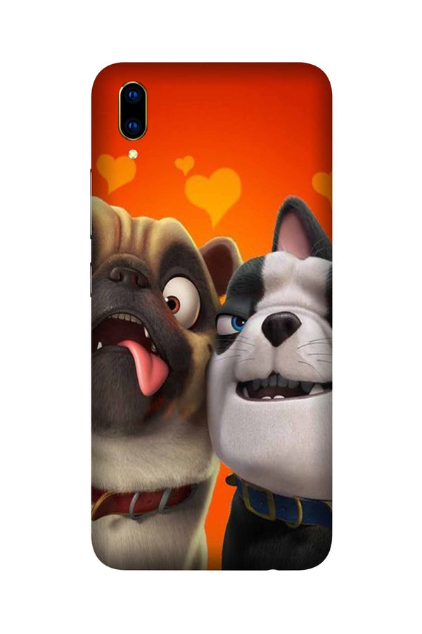 Dog Puppy Mobile Back Case for Vivo V11 Pro   (Design - 350)