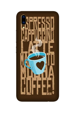 Love Coffee Mobile Back Case for Vivo V11 Pro (Design - 351)