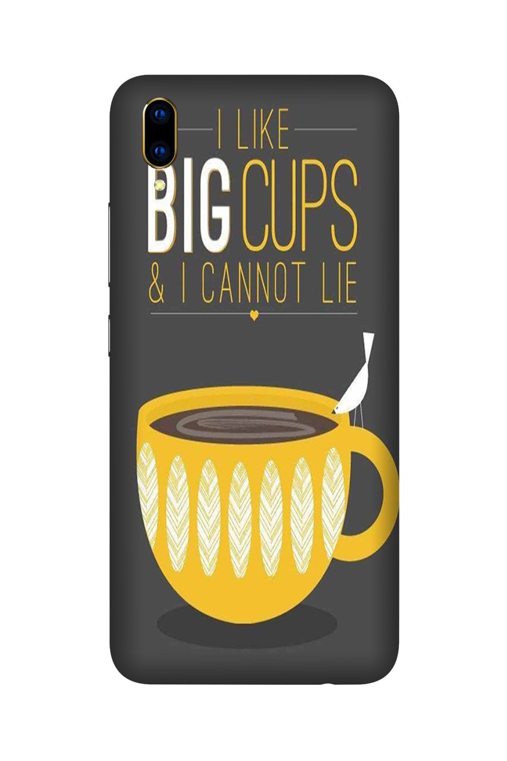 Big Cups Coffee Mobile Back Case for Vivo V11 Pro   (Design - 352)
