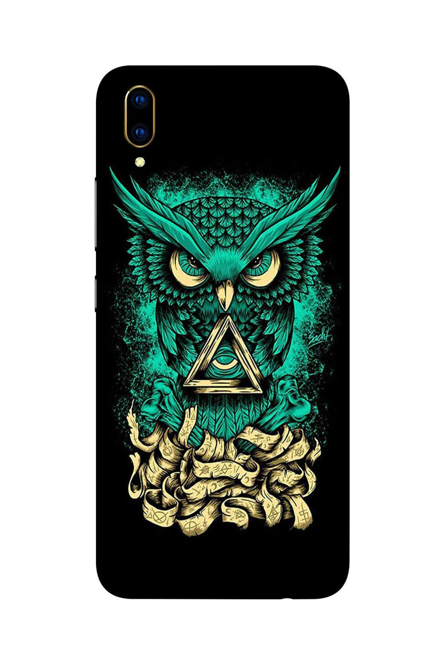 Owl Mobile Back Case for Vivo V11 Pro   (Design - 358)