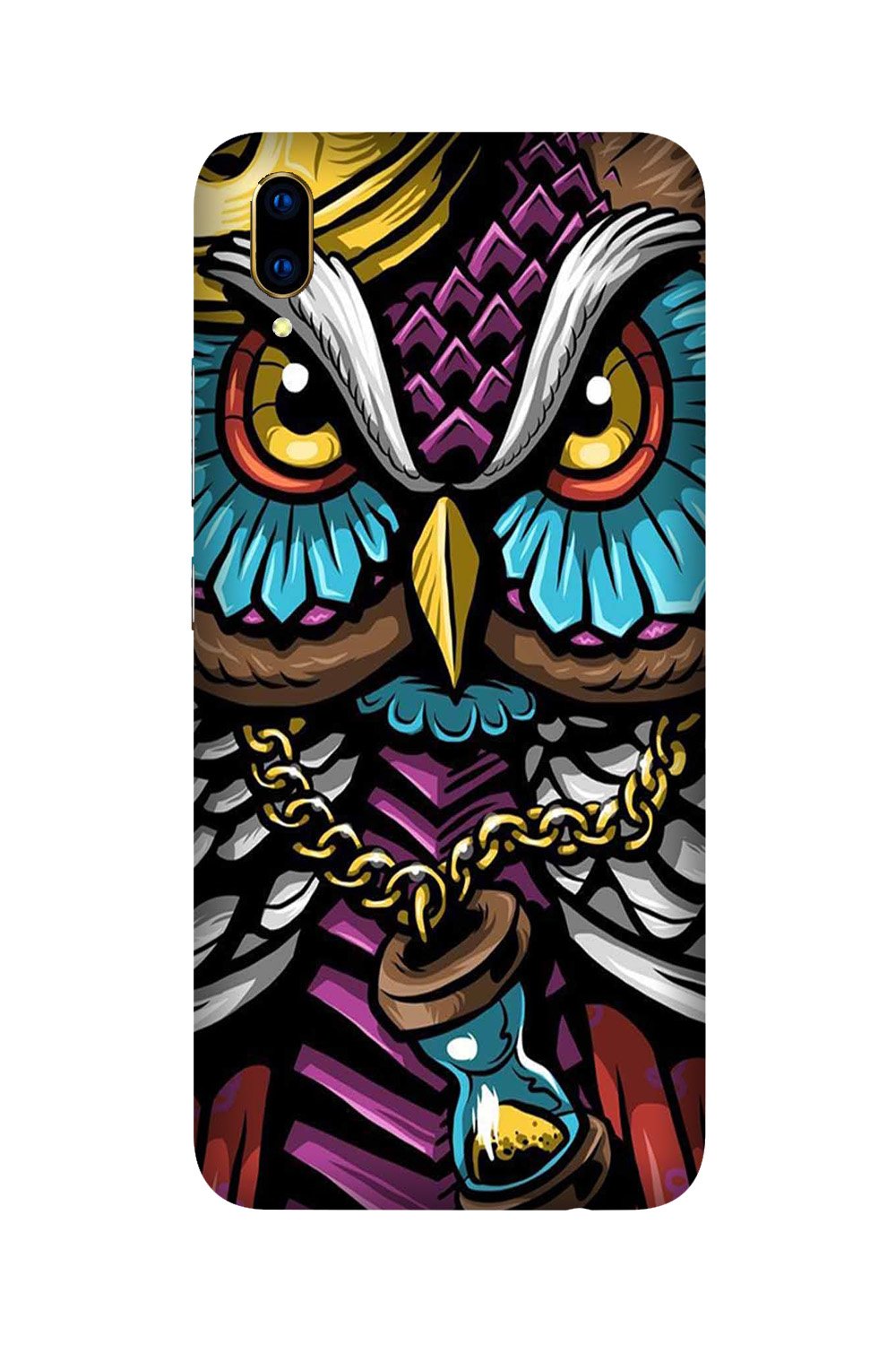 Owl Mobile Back Case for Vivo V11 Pro   (Design - 359)