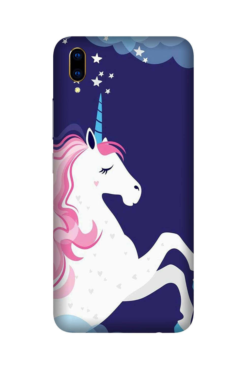 Unicorn Mobile Back Case for Vivo V11 Pro   (Design - 365)