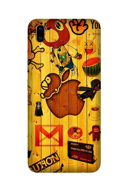 Wooden Texture Mobile Back Case for Vivo V11 Pro (Design - 367)