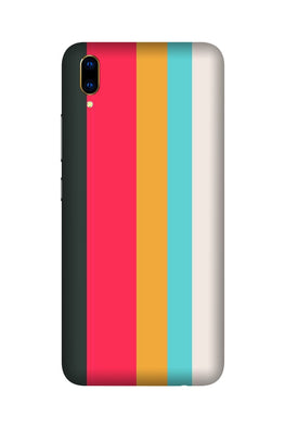 Color Pattern Mobile Back Case for Vivo V11 Pro (Design - 369)