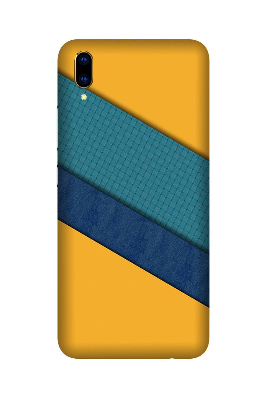 Diagonal Pattern Mobile Back Case for Vivo V11 Pro   (Design - 370)