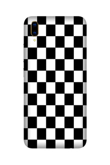 Black White Boxes Mobile Back Case for Vivo Nex   (Design - 372)