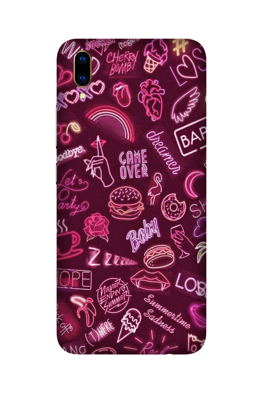 Party Theme Mobile Back Case for Vivo V11 Pro   (Design - 392)