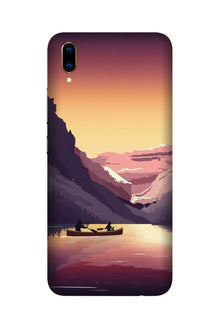 Mountains Boat Case for Vivo Y90 (Design - 181)