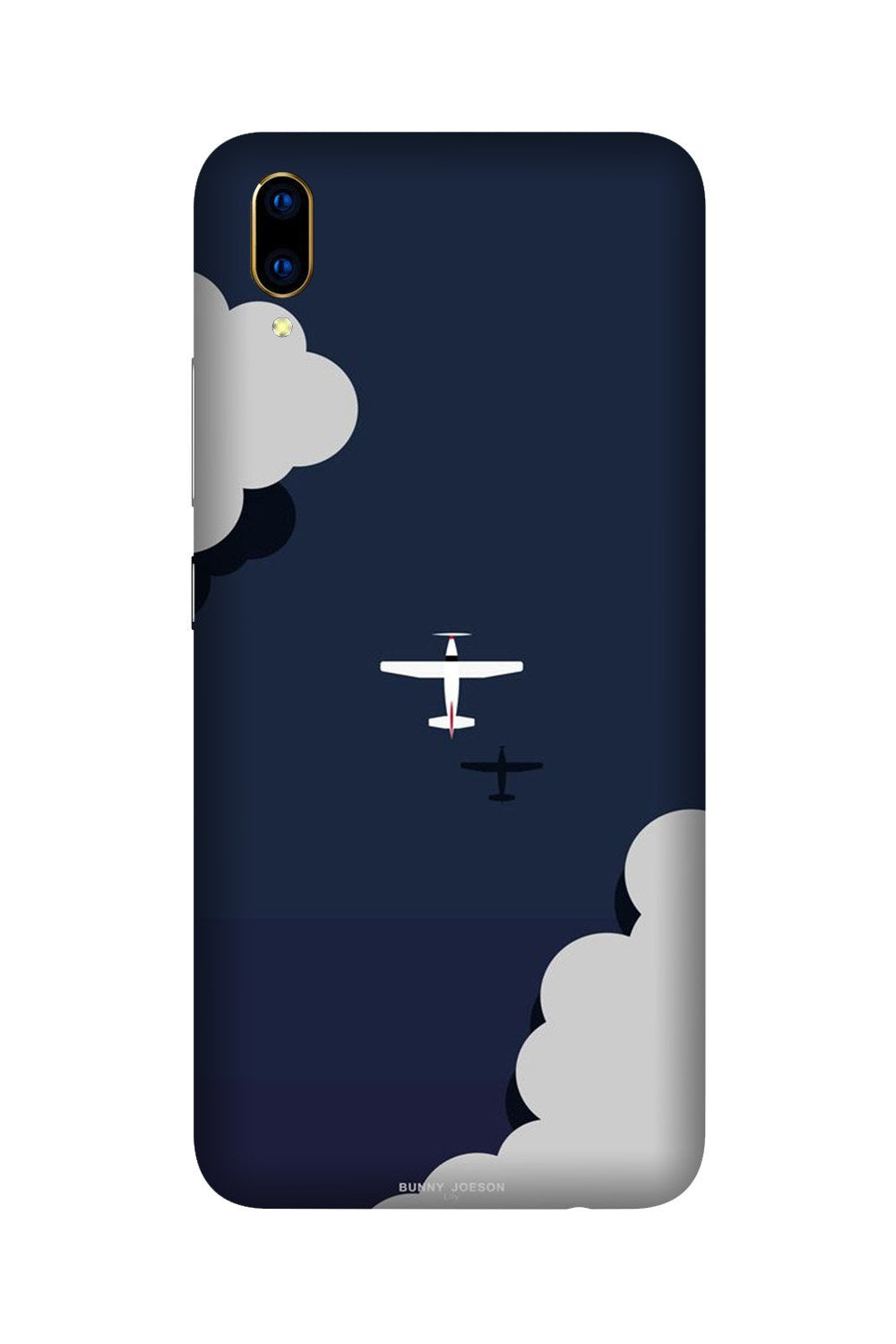 Clouds Plane Case for Vivo Y90 (Design - 196)