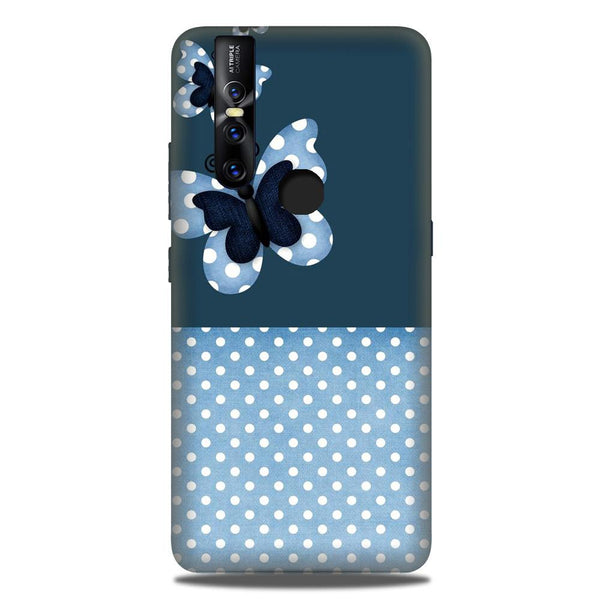 White dots Butterfly Case for Vivo V15