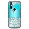 Shinny Blue Background Case for Vivo V15