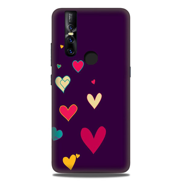 Purple Background Case for Vivo V15  (Design - 107)