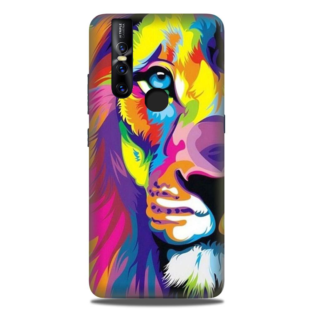 Colorful Lion Case for Vivo V15(Design - 110)