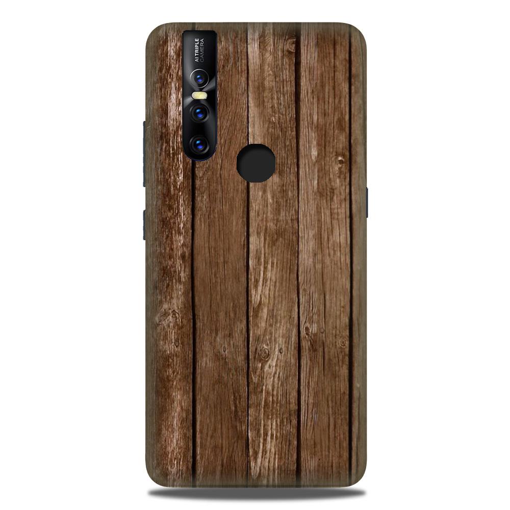 Wooden Look Case for Vivo V15  (Design - 112)