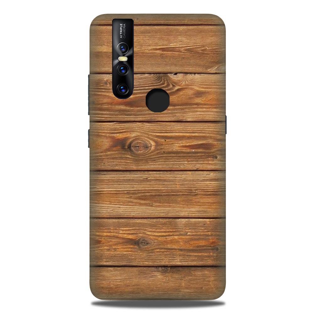 Wooden Look Case for Vivo V15  (Design - 113)