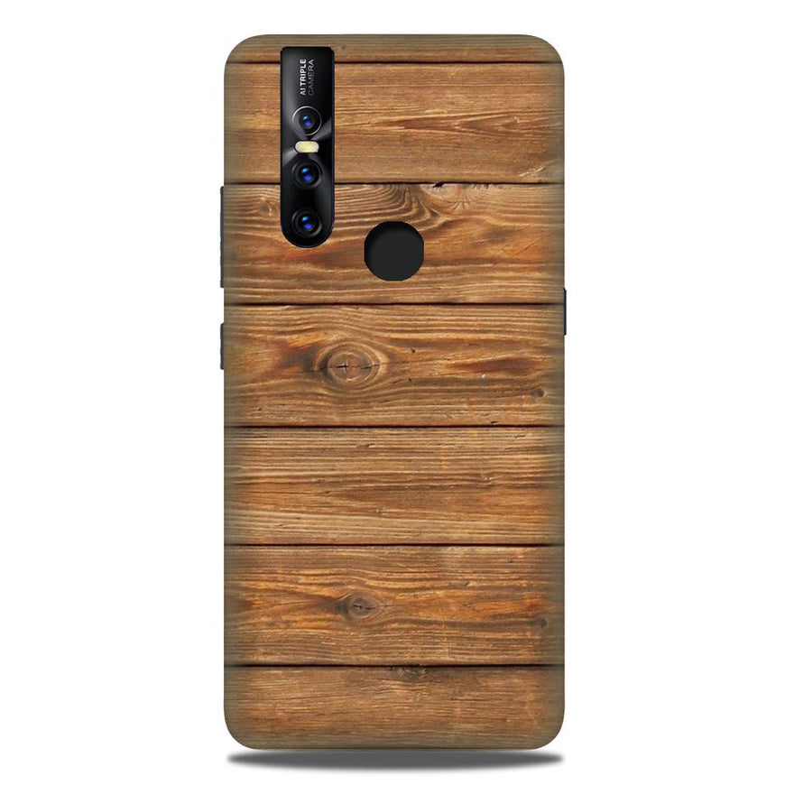 Wooden Look Case for Vivo V15  (Design - 113)