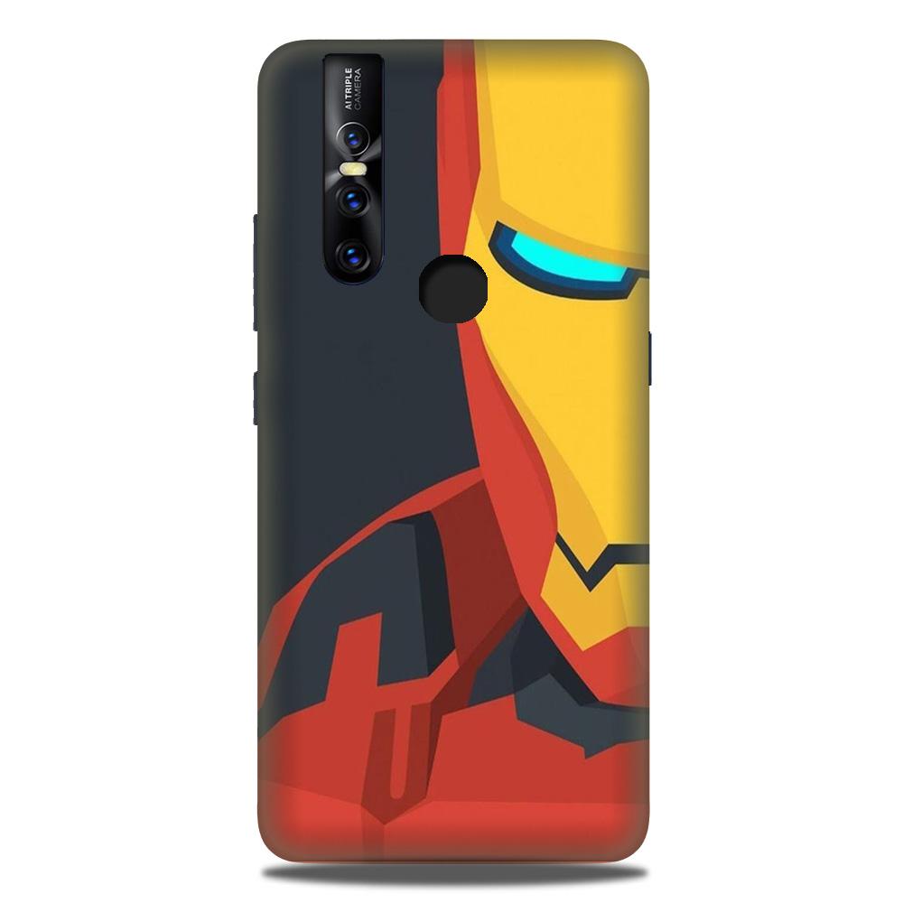 Iron Man Superhero Case for Vivo V15  (Design - 120)