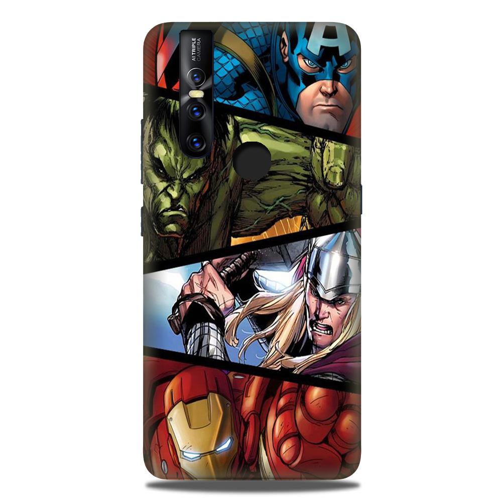 Avengers Superhero Case for Vivo V15  (Design - 124)