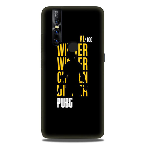 Pubg Winner Winner Case for Vivo V15  (Design - 177)