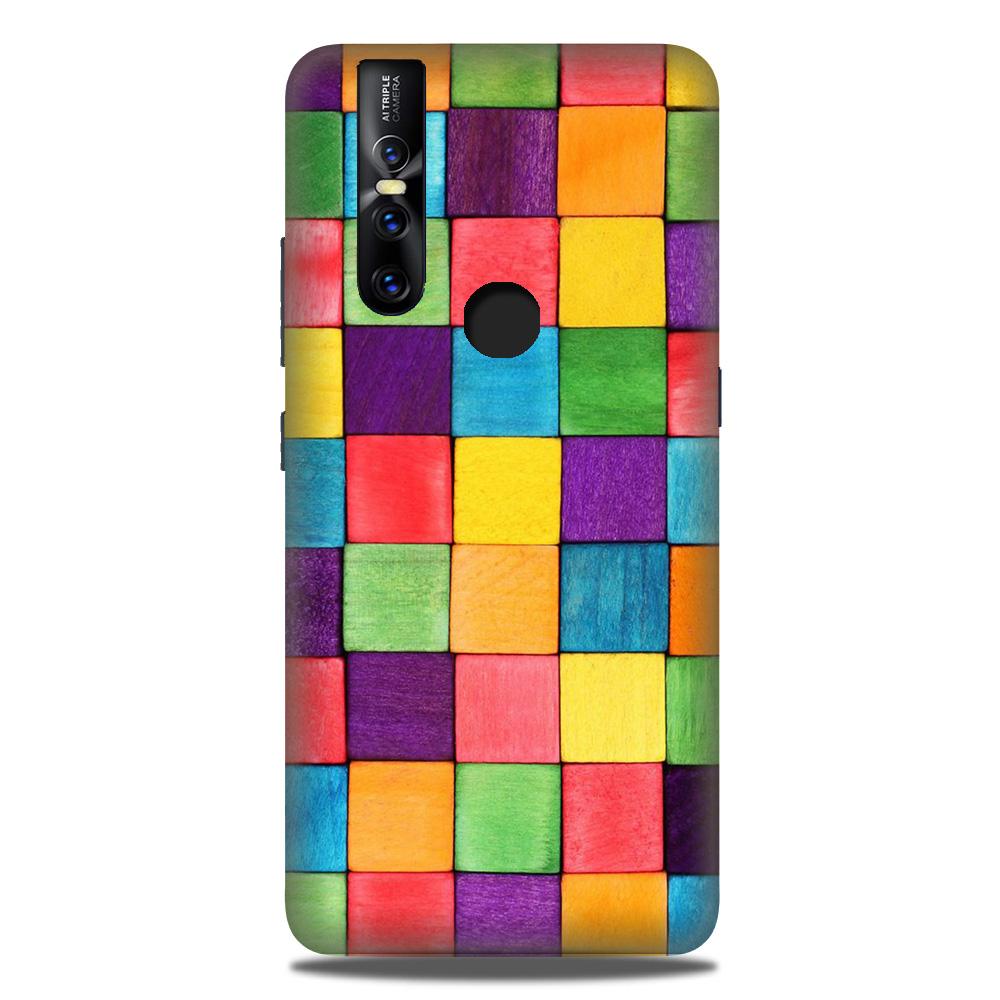 Colorful Square Case for Vivo V15 (Design No. 218)