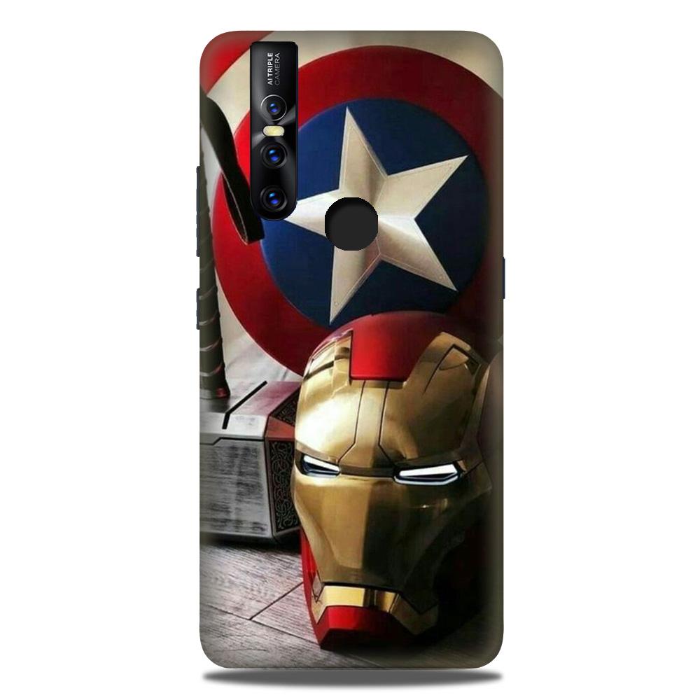 Ironman Captain America Case for Vivo V15 (Design No. 254)