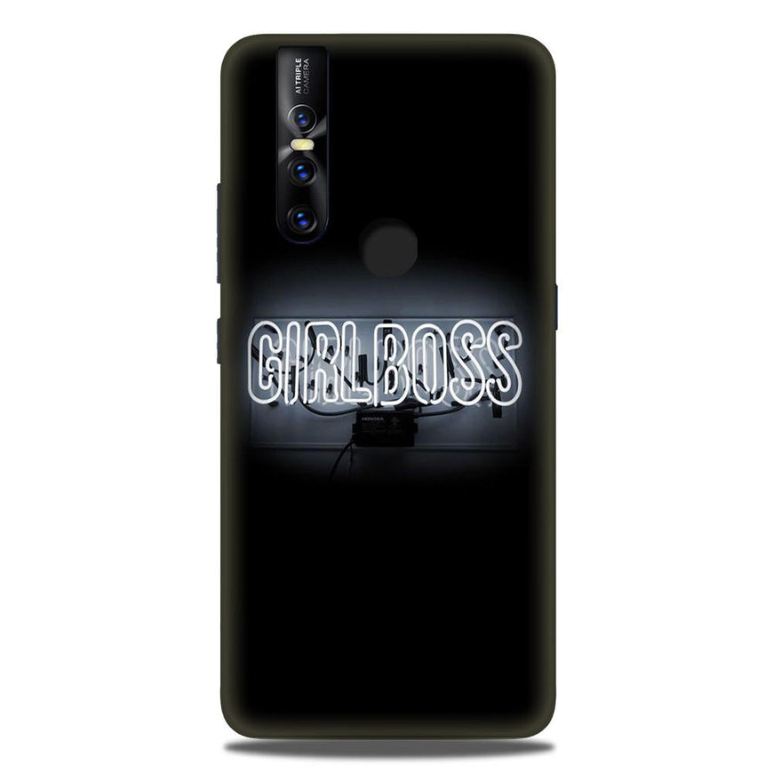 Girl Boss Black Case for Vivo V15 (Design No. 268)