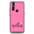 Girl Boss Pink Case for Vivo V15 (Design No. 269)