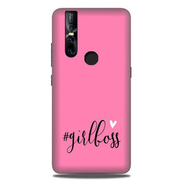 Girl Boss Pink Case for Vivo V15 (Design No. 269)