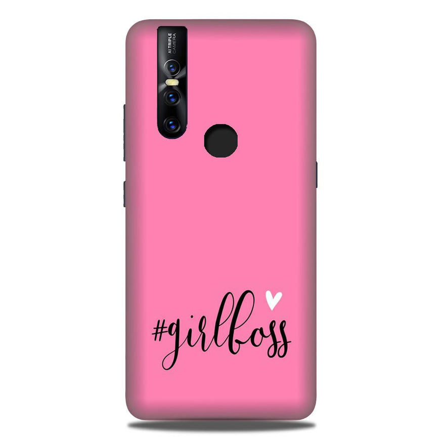 Girl Boss Pink Case for Vivo V15 (Design No. 269)