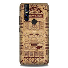 Hogwarts Mobile Back Case for Vivo V15 (Design - 304)