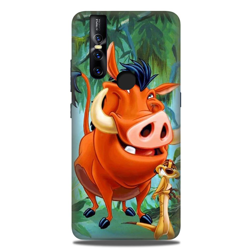 Timon and Pumbaa Mobile Back Case for Vivo V15 (Design - 305)