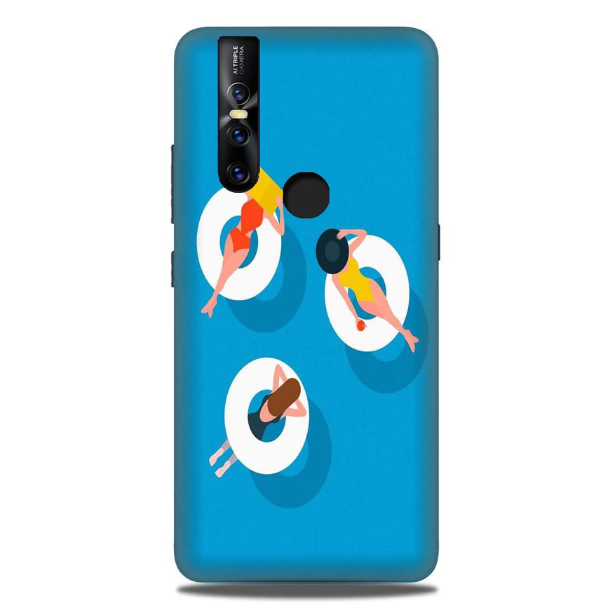 Girlish Mobile Back Case for Vivo V15 (Design - 306)