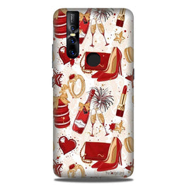 Girlish Mobile Back Case for Vivo V15 (Design - 312)