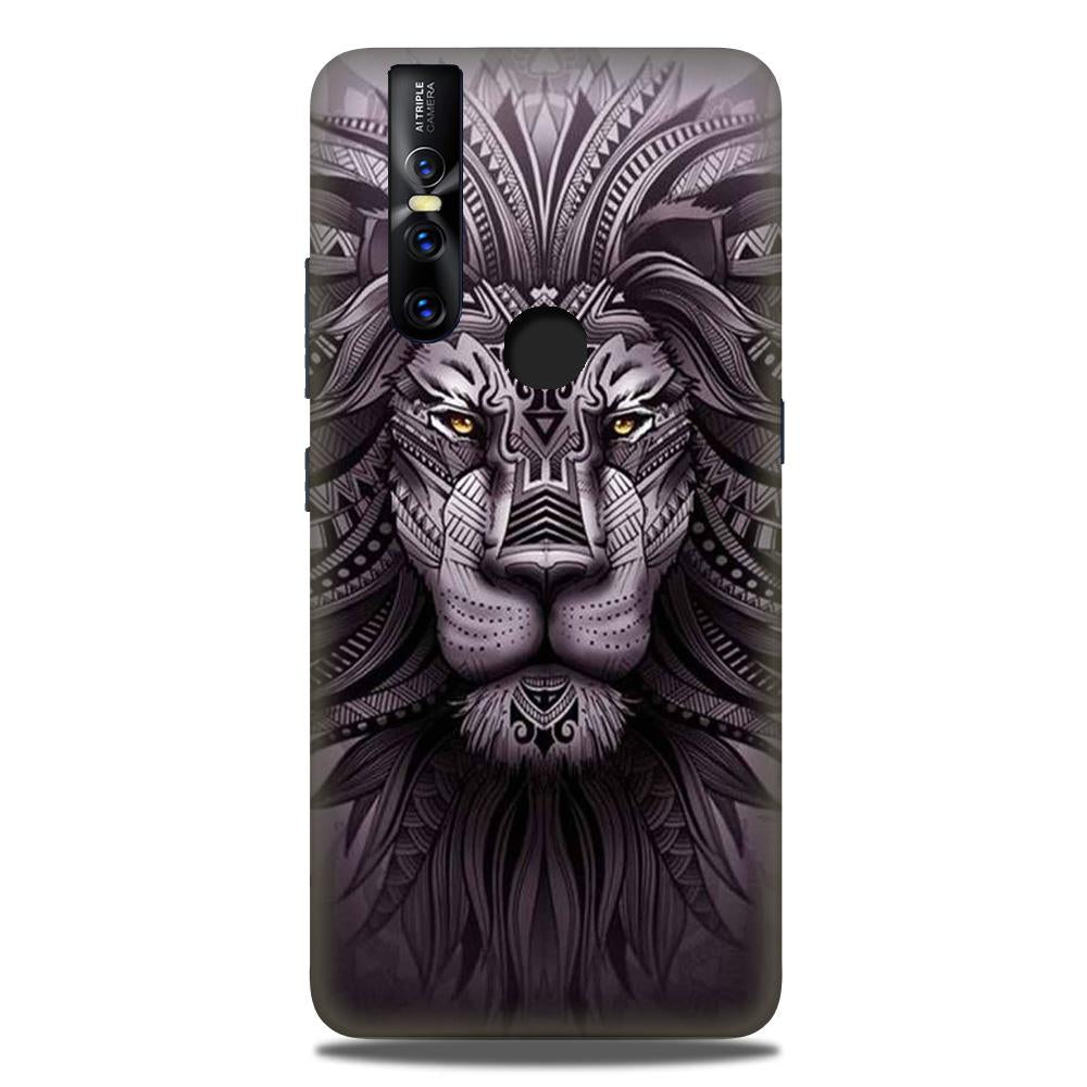 Lion Mobile Back Case for Vivo V15 (Design - 315)